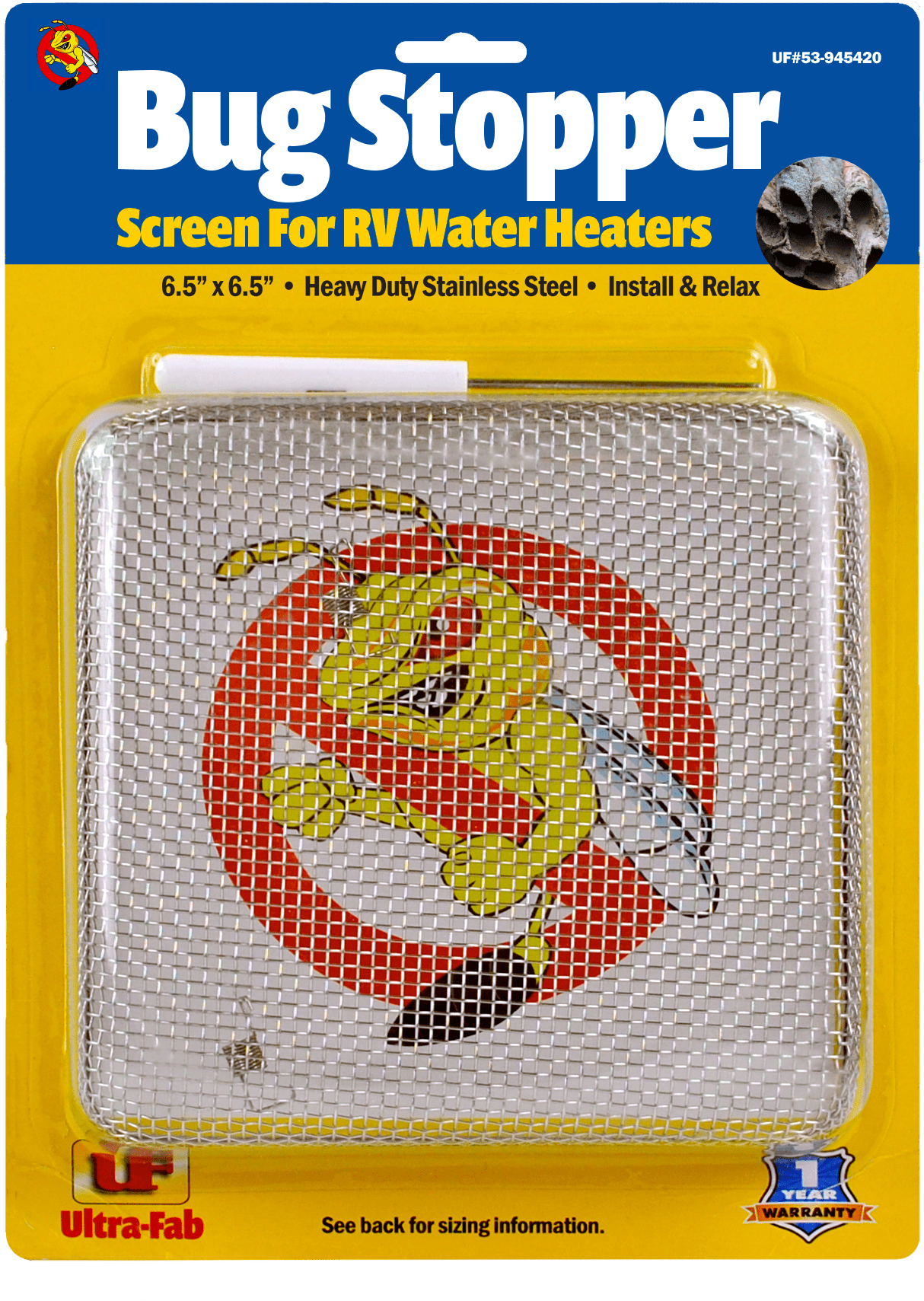 Bug Stopper (Suburban 6 gal Water Heater) 53-945420 image 0