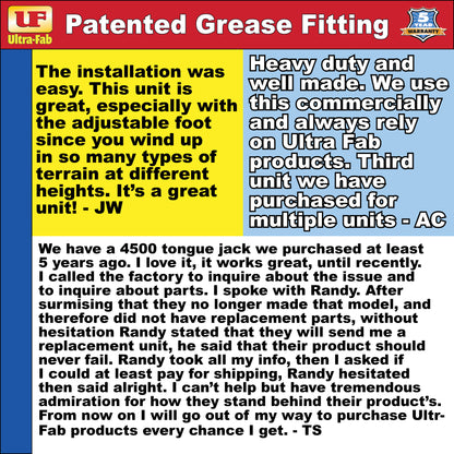 Ultra-Fab Ultra Series Electric Tongue Jack – 4,000lb Capacity (38-944014)