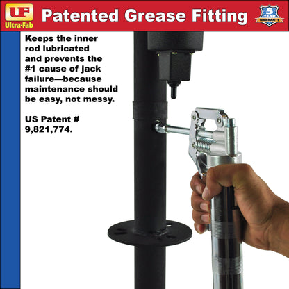 Tongue Jack - Ultra Series 3500 (2” or 2-/14” tube with 7-way connection) 38-944037 (Ultra-Fab Products)