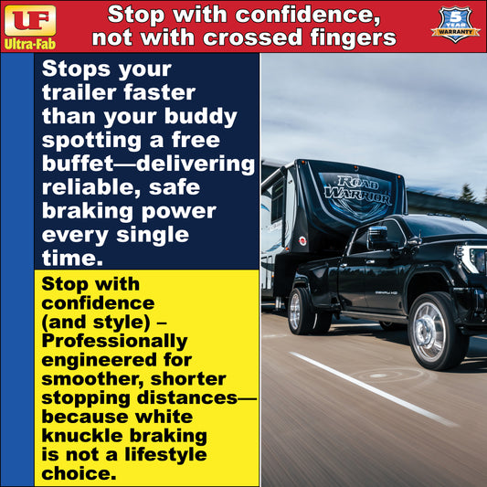 Ultra-Fab Hub & Drum – 7,000 lb, 8 Lug 6.5", 9/16"-18, for 12" Brakes (48-979503)