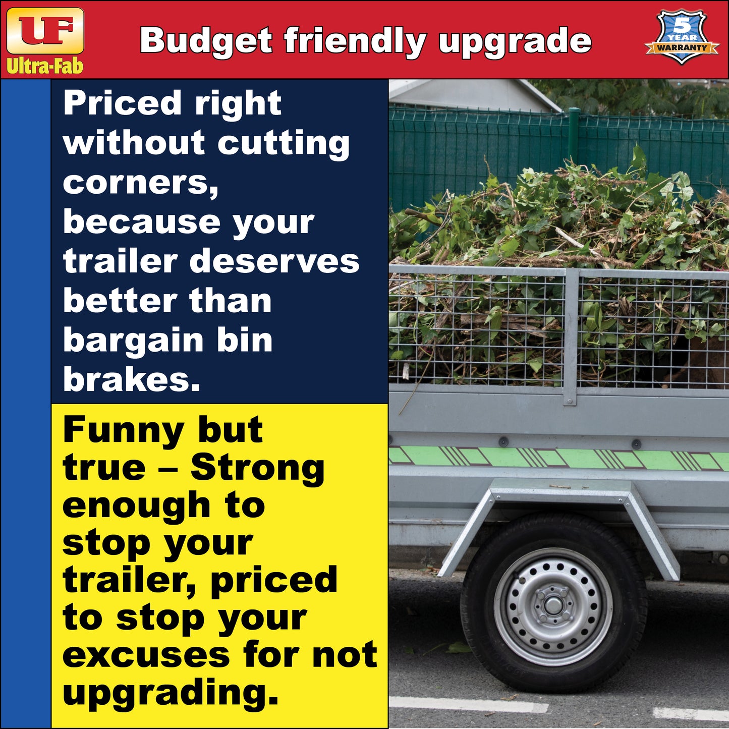 Ultra-Fab Hub & Drum – 7,000 lb, 8 Lug 6.5", 9/16"-18, for 12" Brakes (48-979503)