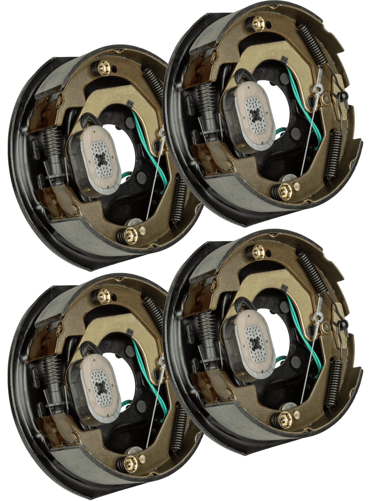 Brake Kit (4 Self-Adjusting Brakes 10" x 2.25") 3500lb Capacity (48-979606) image 0