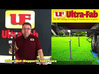 Ultra-Fab Slide-Out Supports – Adjustable 16"–28", Heavy-Duty RV Stabilizers (19-960001)