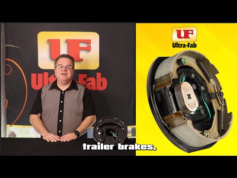 Ultra-Fab Self-Adjusting Trailer Brake Assembly – 12-1/4" x 5", 15,000 lb, Right Hand (Passenger Side), Bulk (48-979225)
